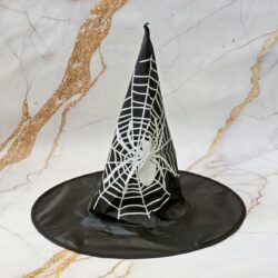 Sombrero de Bruja Tela Halloween xU.