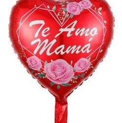 Globo Te amo Mamá 18" x5u.