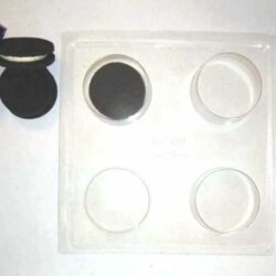 Molde Acetato Trigger G401 Cobertura Galleta Redonda x5u.