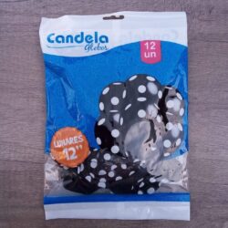 Globos Candela con Lunares 12" x12u.