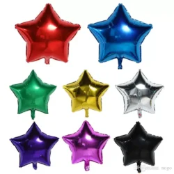 Globos Estrella 18" x5u.