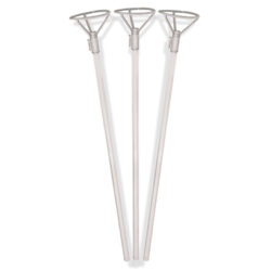 Palito Porta Globo 40cm Transparente x25u.