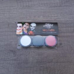 Maquillaje Halloween Artelight 5g x3u. - Blanco, negro y rojo
