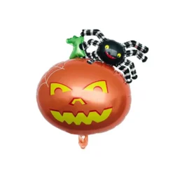 Globo Calabaza con Araña 15" x5u.