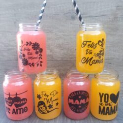 Frasco Frase Mamá x6u.