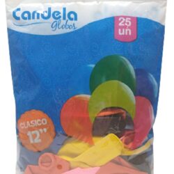 Globo Candela Surtido 12" x25u.