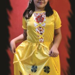 Disfraz Vestido Amarillo Princesa Bella  xU.