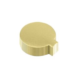 Discos laminados a 2 caras. Oro y Plata 1mm x10u.