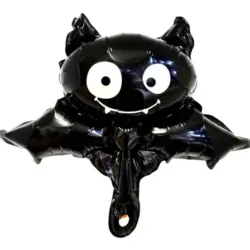 Globos Halloween Murciélago 15" x5u.