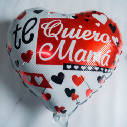 Globo Te quiero Mamá 18" x5u.