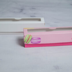 Caja Macarons 21,5x5x5 x5u.