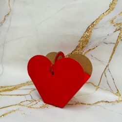 Cajas Corazón Rojo xU.
