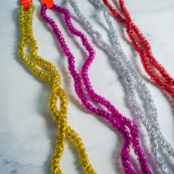 Boas trenzadas 2cm x 2M xU.