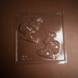 MOLDE ACETATO P8 CONEJO CON HUEVO X5 TRIGGER