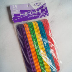 Palitos de Helado Grandes Colores x25u.