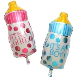 Globos Baby Shower Mamadera 15" x5u.