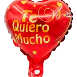 Globo Corazón Te Quiero Mucho 10" x5u.