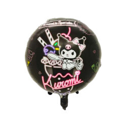 Globos Kuromi Negro 18" x5u.