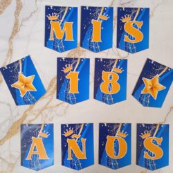 Banderín Mis 15/18 Años