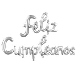 Set de Globos Feliz Cumpleaños Cursiva
