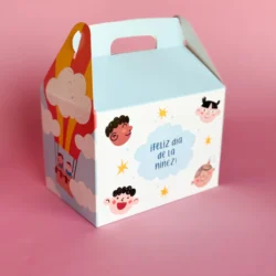 Cajas Cajita Feliz Día de la Niñez x5u.