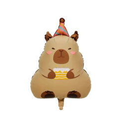 Globo Capibara con Torta 15" x5u.