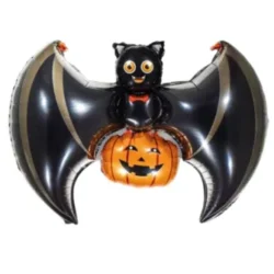 Globo Murciélago con Calabaza 15" x5u.