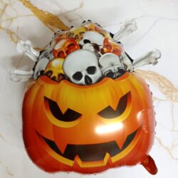 Globo Calabaza con Calaveras 50cm xU.