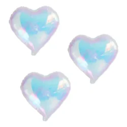 Globo Corazón Iridiscente 18" xU.