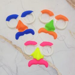 Antifaz Nariz y Bigote Fluor x12u.