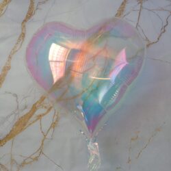Globo Corazón Iridiscente 18" xU.