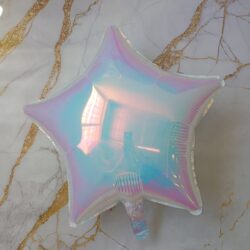 Globo Estrella Iridiscente 18" xU.