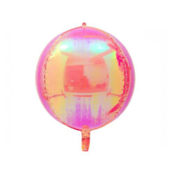 Globo Iridiscente Esfera 4D 10" xU.