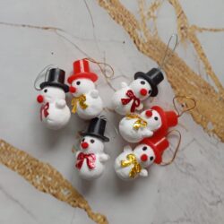 Adornos Muñeco de Nieve x6u.