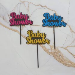 Topper Goma Eva Baby Shower x3u.