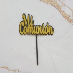 Toppers Goma Eva Mi Comunión x3u.