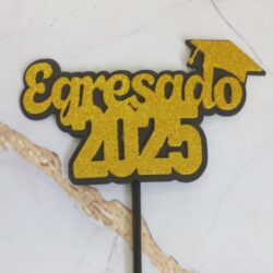 Toppers Goma Eva Egresados 2025 x3u.