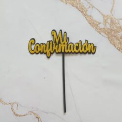 Toppers Goma Eva Mi Confirmación x3u.