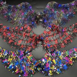 Alas Angel Led Negras xU.