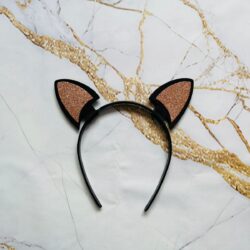 Vincha Gato Goma Eva x3u.