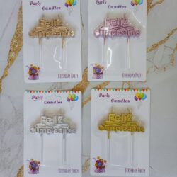 Velas Frase Feliz Cumpleaños xU.