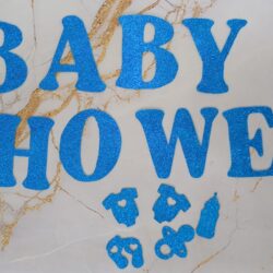 Banderín Baby Shower Letra Goma Eva