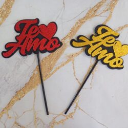 Topper Goma Eva Te Amo x3u.