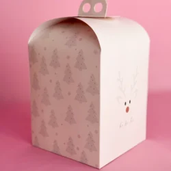 Cajas Pan Dulce 1/4KG Blancas x5u.