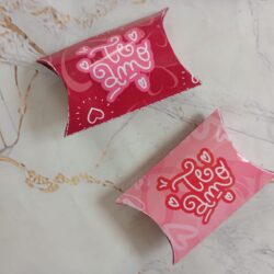 Cajas Estuche San Valentín Chicas 8x11cm x5u.