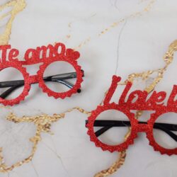 Lentes San Valentín Goma Eva xU.