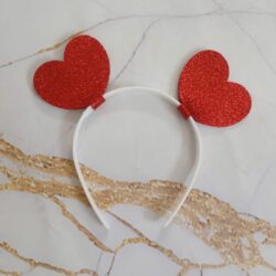 Vincha Corazones Goma Eva x3U.