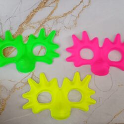 Antifaz Pájaro Flúor x12u.