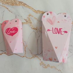 Cajas Prisma San Valentín Chicas 11,5x7cm x5u.