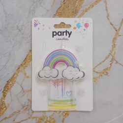 Velas Arcoiris 8cm xU.
